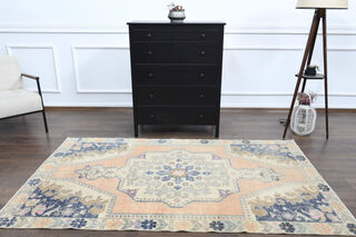 Handmade Vintage Area Rug - Thumbnail