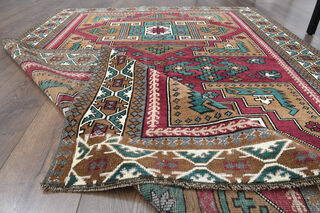 Handmade Vintage Area Rug - Thumbnail