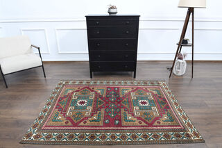 Handmade Vintage Area Rug - Thumbnail