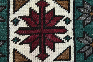 Handmade Vintage Area Rug - Thumbnail