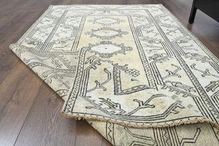 Handmade Vintage Area Rug - Thumbnail