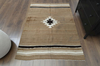 Handmade Vintage Area Rug - Thumbnail