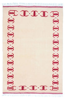Tan Color - Handmade Vintage Rug - Thumbnail