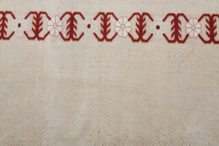 Tan Color - Handmade Vintage Rug - Thumbnail