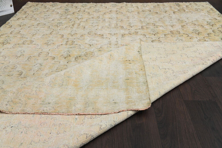 Handmade Vintage Large Area Rug