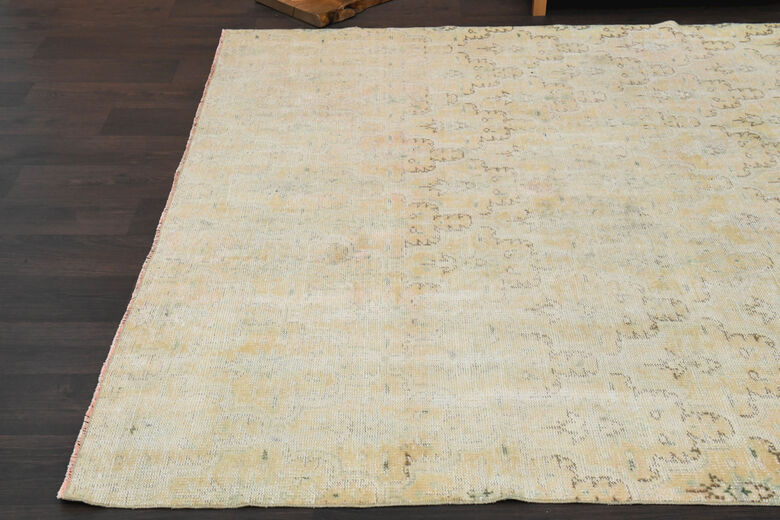 Handmade Vintage Large Area Rug