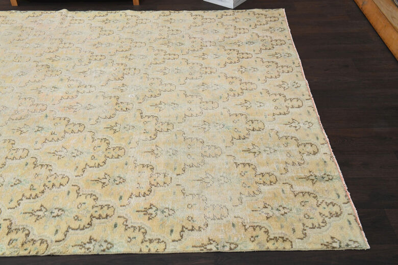 Handmade Vintage Large Area Rug