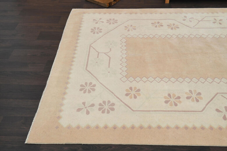 Handmade Vintage Large Area Rug