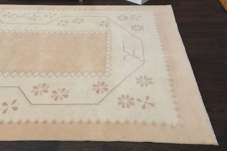 Handmade Vintage Large Area Rug