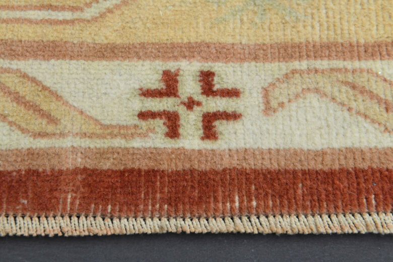 Handmade Milas Vintage Rug
