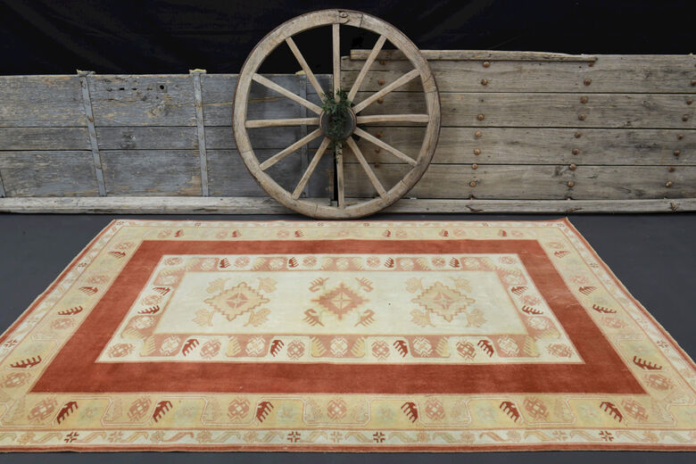 Handmade Milas Vintage Rug