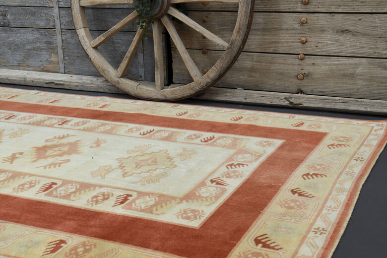 Handmade Milas Vintage Rug