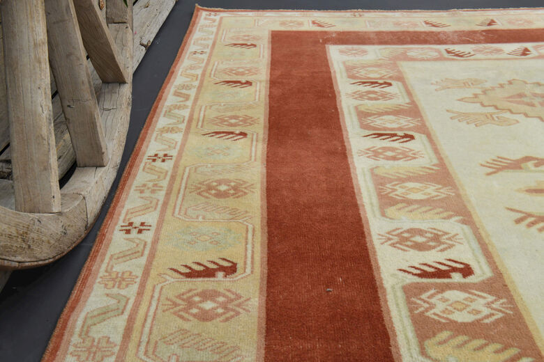 Handmade Milas Vintage Rug