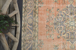 Handmade Vintage Large Area Rug - Thumbnail