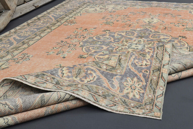 Handmade Vintage Anatolian Area Rug