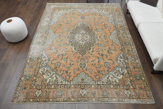 1960's Oushak Oriental Area Rug - Thumbnail