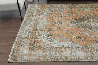 1960's Oushak Oriental Area Rug - Thumbnail