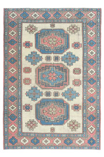 100% Wool Pastel Vintage Rug - Thumbnail