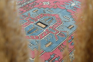 Handmade Vintage Turkish Area Rug - Thumbnail