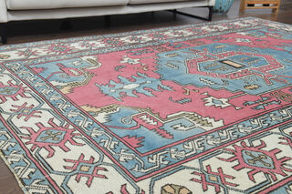 Handmade Vintage Turkish Area Rug - Thumbnail