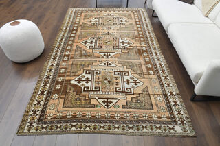 Handmade Vintage Area Rug - Thumbnail