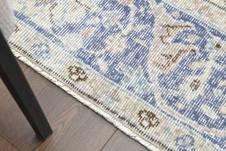 Faded Handmade Vintage Area Rug