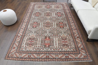 Handwoven Vintage Area Turkish Rug - Thumbnail