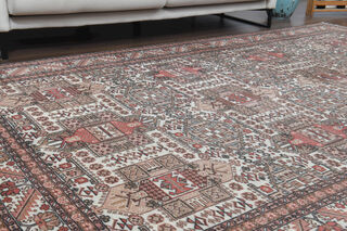 Handwoven Vintage Area Turkish Rug - Thumbnail