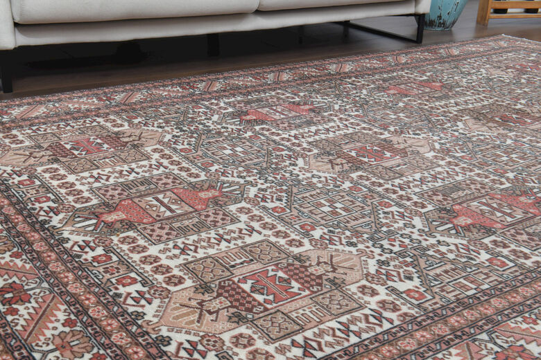 Handwoven Vintage Area Turkish Rug