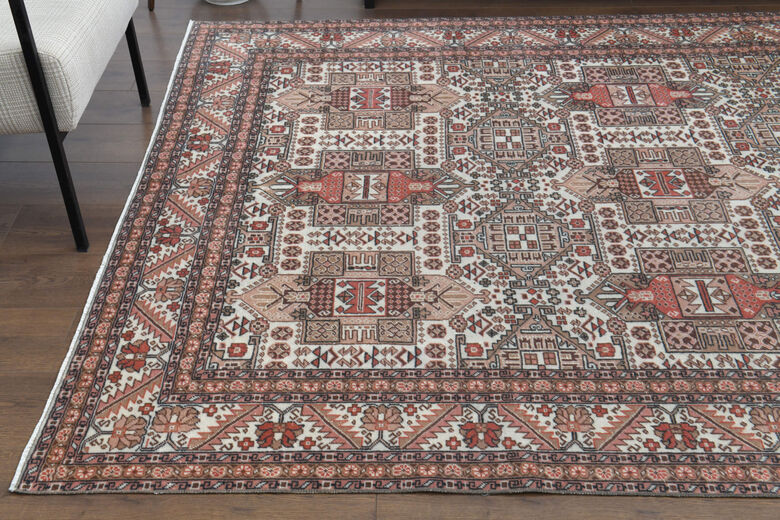 Handwoven Anatolian Vintage Area Turkish Rug