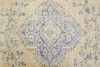 Faded Handmade Vintage Area Rug - Thumbnail