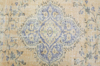 Faded Handmade Vintage Anatolian Area Rug - Thumbnail