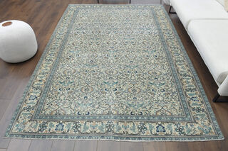 Oushak Vintage Area Rug - Thumbnail