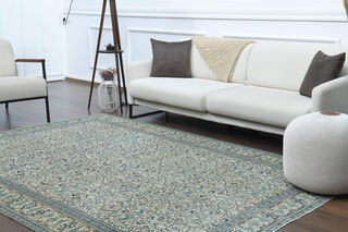 Oushak Vintage Area Rug - Thumbnail