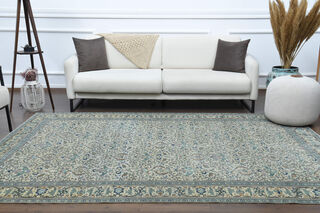 Oushak Vintage Area Rug - Thumbnail