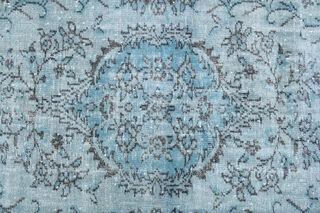 Handmade Vintage Blue Area Rug - Thumbnail