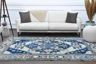 Original Oushak Vintage Rug - Thumbnail