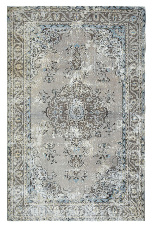 Handmade Vintage Oushak Area Rug