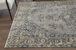 Handmade Vintage Oushak Area Rug - Thumbnail