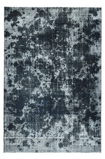 Distressed Black Area Rug - Thumbnail