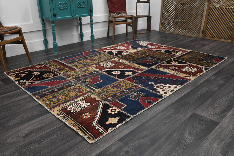 Handmade Vintage Patchwork Area Rug