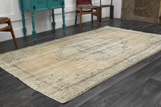 Handmade Vintage Area Rug - Thumbnail