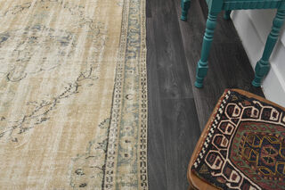 Handmade Vintage Area Rug - Thumbnail