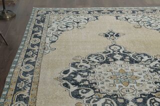 Medallion Vintage Area Oushak Rug - Thumbnail