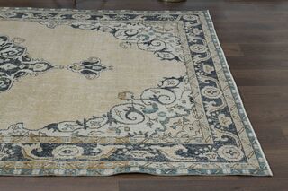 Medallion Vintage Area Oushak Rug - Thumbnail