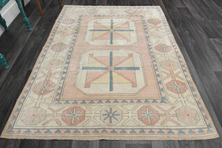 Modern Vintage Shabby Chic Rug - Thumbnail