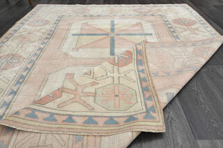 Modern Vintage Shabby Chic Rug - Thumbnail