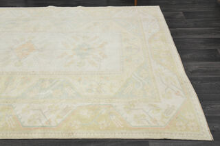 Handmade Vintage Oushak Area Rug - Thumbnail