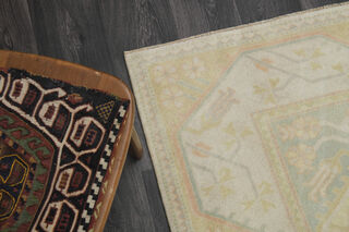 Handmade Vintage Oushak Area Rug - Thumbnail