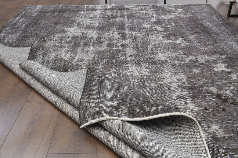 Distressed Vintage Anatolian Area Rug